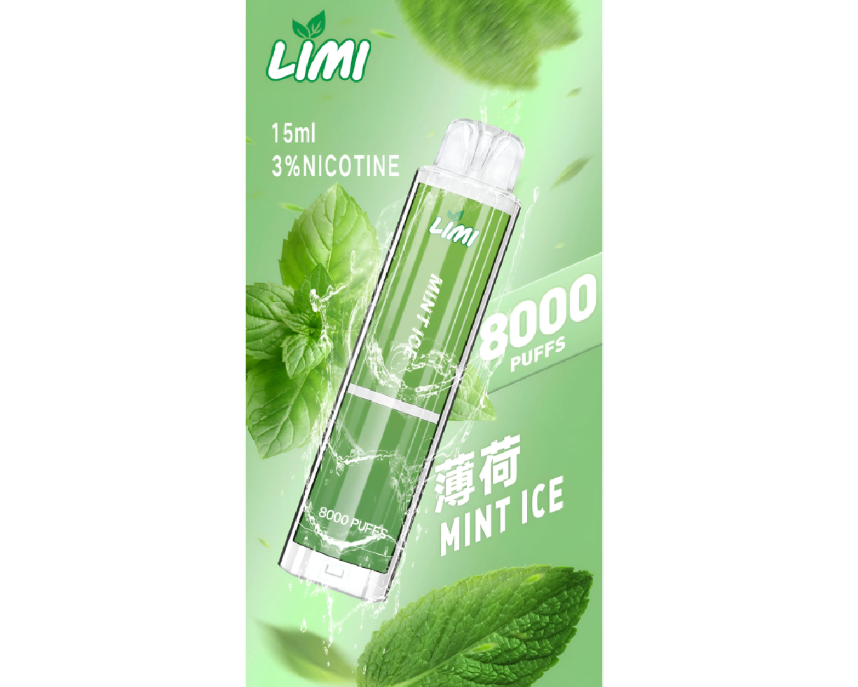 LIMI 拋棄式一次性電子煙 8000口-薄荷