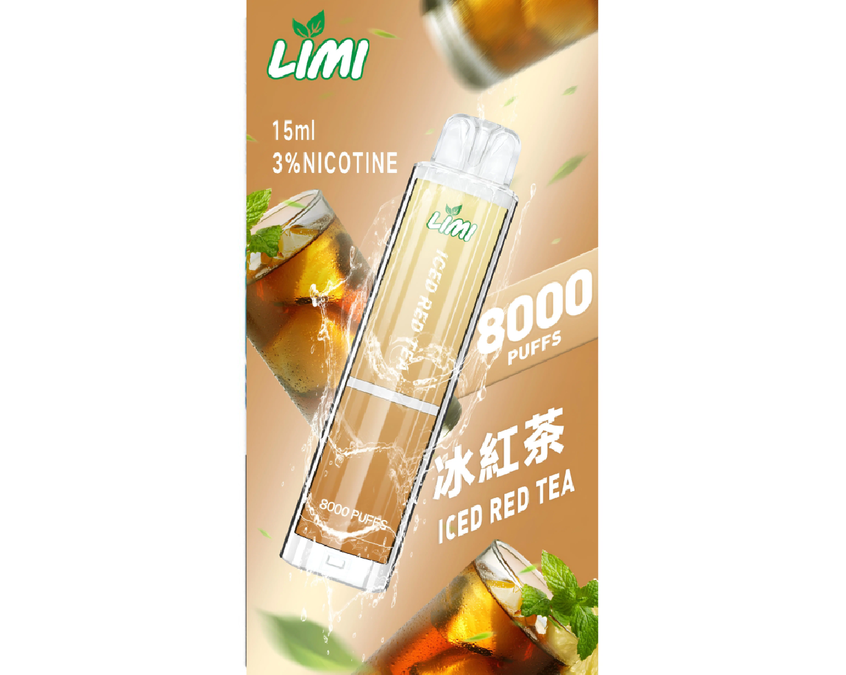 LIMI 拋棄式一次性電子煙 8000口-冰红茶